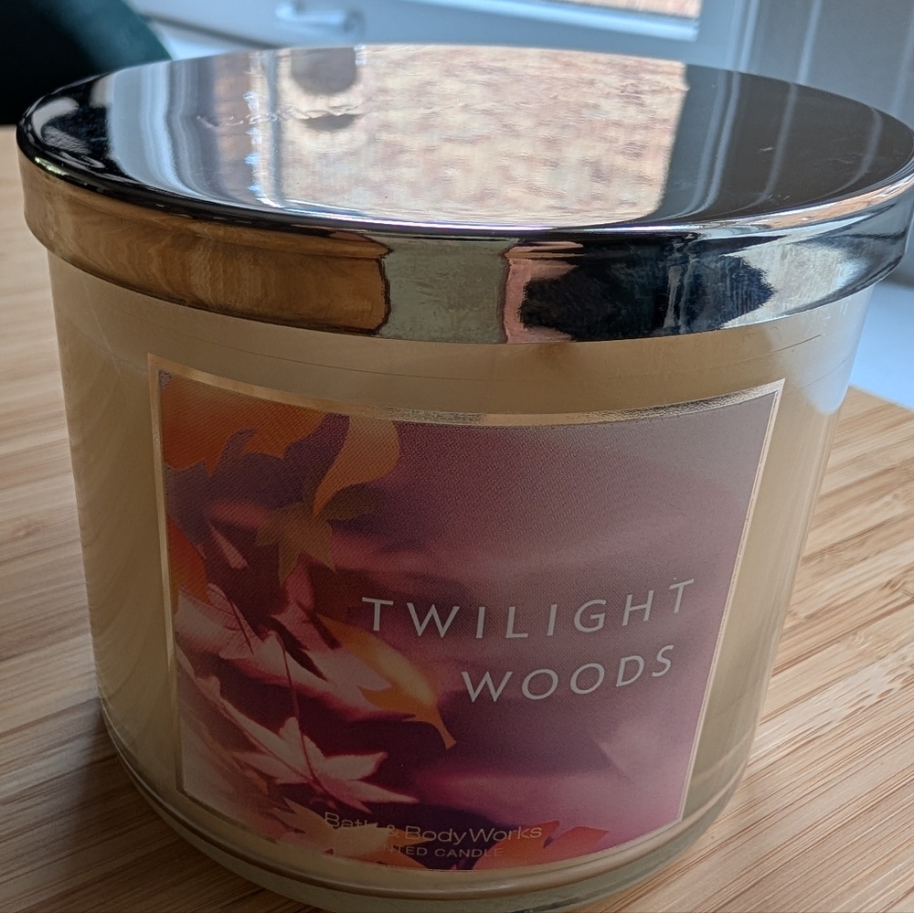 Bath & Body Works Twilight Woods 3-Wick Candle - Discontinued Scent